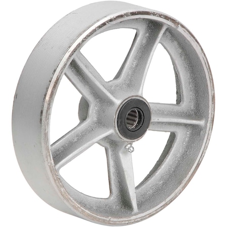 Casters, Wheels & Industrial Handling 8 x 2 Semi-Steel Wheel, 3/4 Axle CW-820-SSRB